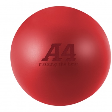 Logotrade advertising products photo of: Cool round stress reliever, red