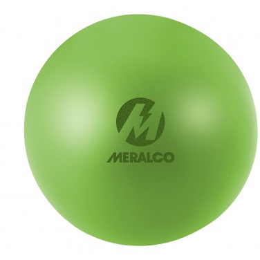 Logo trade promotional gifts picture of: Cool round stress reliever, lime green