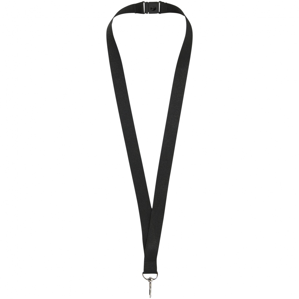 Logotrade business gifts photo of: Lago lanyard, black