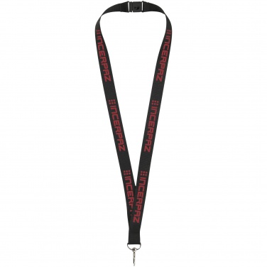 Logotrade promotional giveaway picture of: Lago lanyard, black