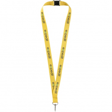 Logo trade promotional gifts image of: Lago lanyard, yellow