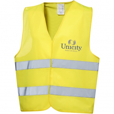 Logo trade promotional items picture of: Professional safety vest in pouch, yellow