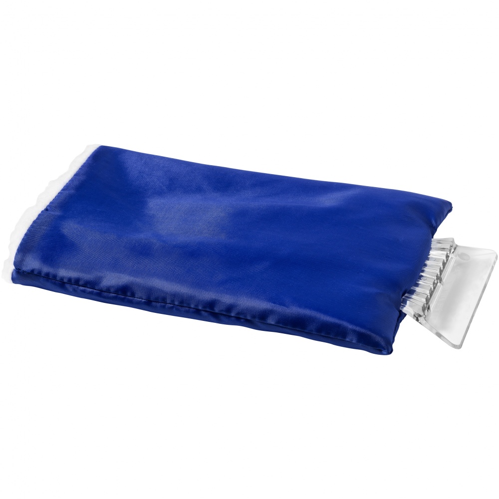 Logo trade promotional gifts image of: Colt Ice Scraper with Glove, blue