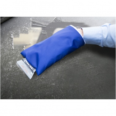 Logo trade promotional giveaways image of: Colt Ice Scraper with Glove, blue