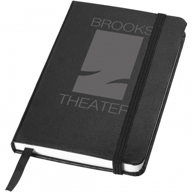 Logo trade corporate gift photo of: Classic pocket notebook, black