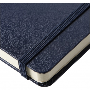 Logo trade promotional giveaway photo of: Classic pocket notebook, dark blue