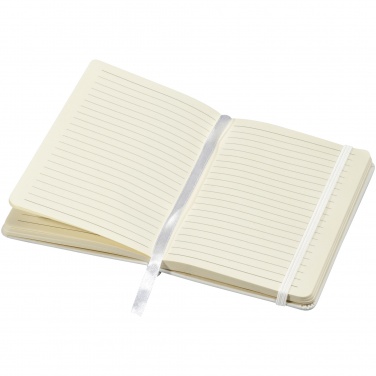 Logo trade corporate gifts image of: Classic pocket notebook, white