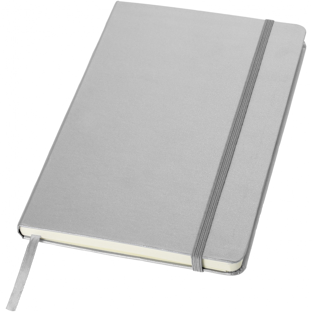 Logo trade promotional merchandise image of: Classic office notebook, gray