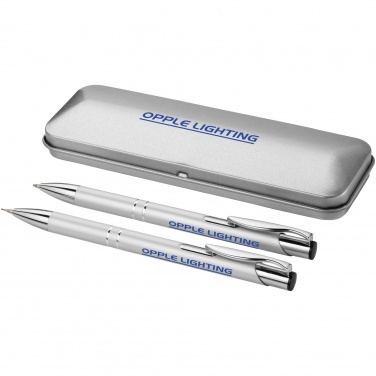 Logotrade promotional merchandise image of: Dublin pen set, gray