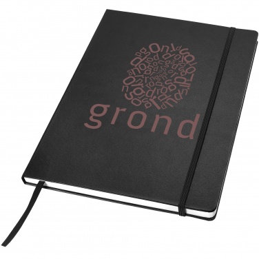 Logotrade promotional merchandise image of: Executive A4 hard cover notebook, black