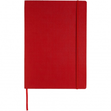 Logotrade promotional item image of: Executive A4 hard cover notebook, red