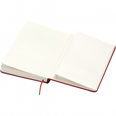 Logo trade promotional giveaways picture of: Executive A4 hard cover notebook, red