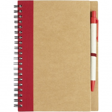 Logotrade promotional gifts photo of: Priestly notebook with pen, red