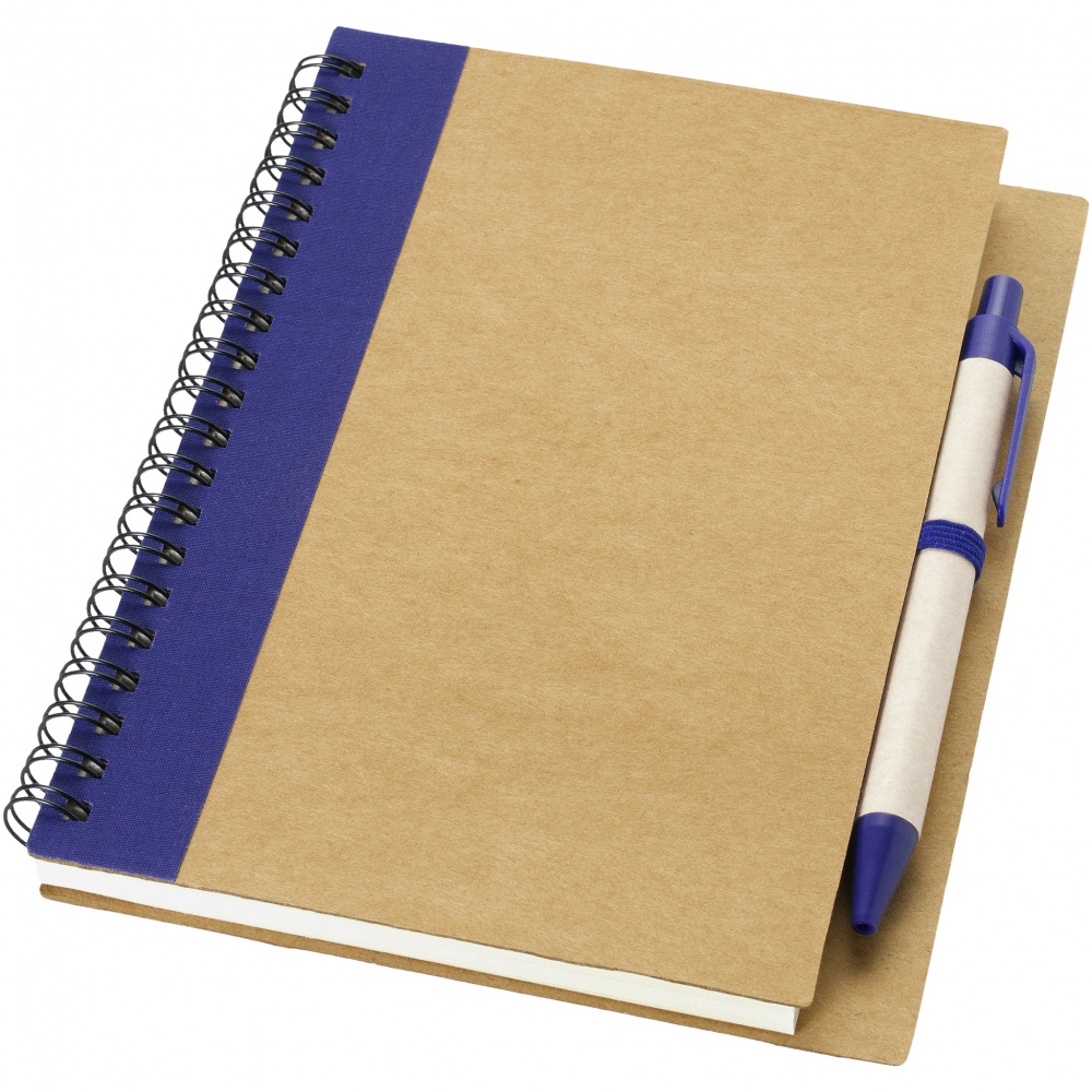 Logotrade promotional item image of: Priestly notebook with pen, blue