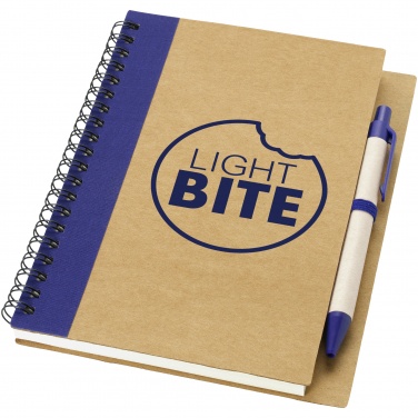 Logotrade promotional giveaway picture of: Priestly notebook with pen, blue