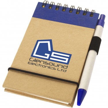 Logotrade promotional products photo of: Zuse jotter with pen, blue