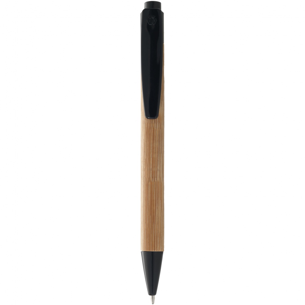 Logotrade corporate gift picture of: Borneo ballpoint pen, black