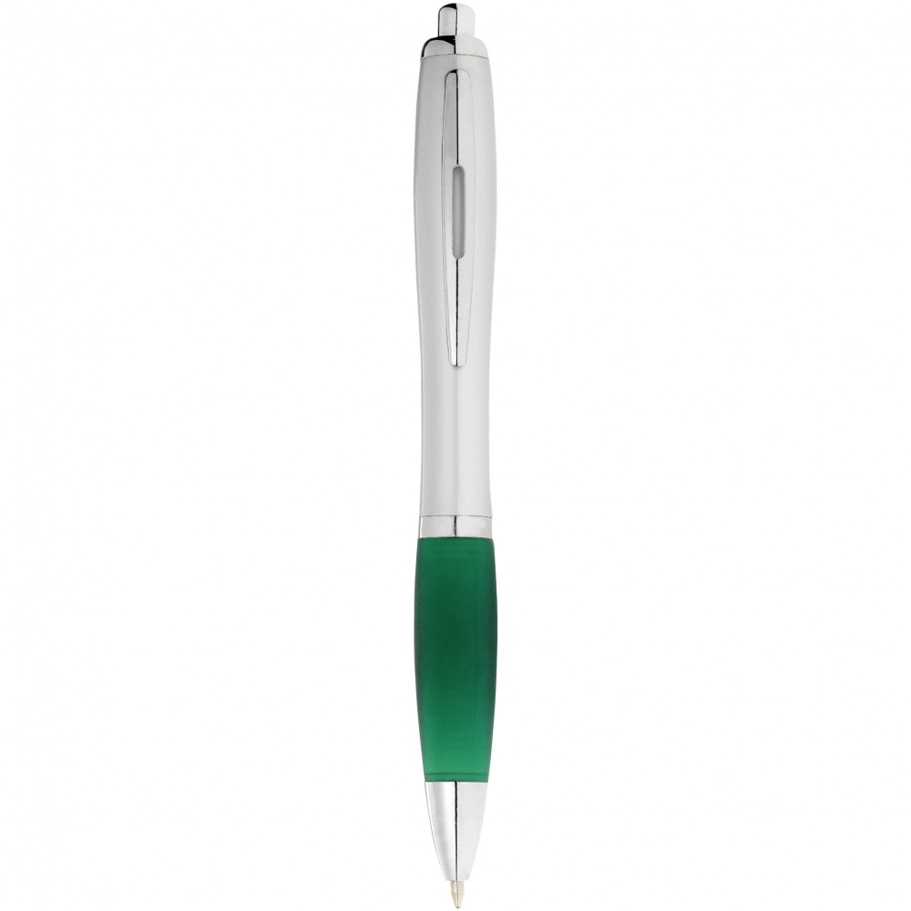 Logo trade promotional giveaways picture of: Nash ballpoint pen, green