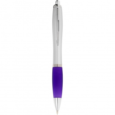 Logo trade promotional gifts image of: Nash ballpoint pen, purple