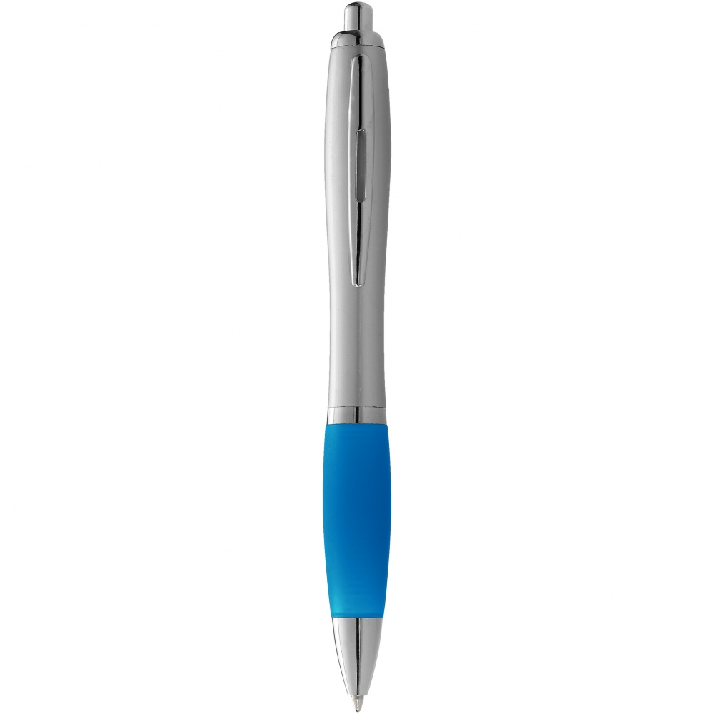 Logo trade promotional merchandise photo of: Nash ballpoint pen, blue