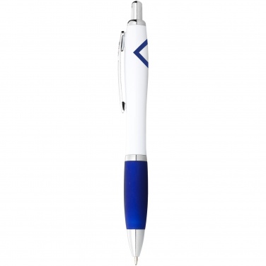 Logo trade promotional giveaway photo of: Nash Ballpoint pen, blue