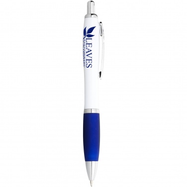 Logo trade promotional giveaways picture of: Nash Ballpoint pen, blue