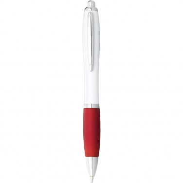 Logo trade promotional merchandise image of: Nash Ballpoint pen, red