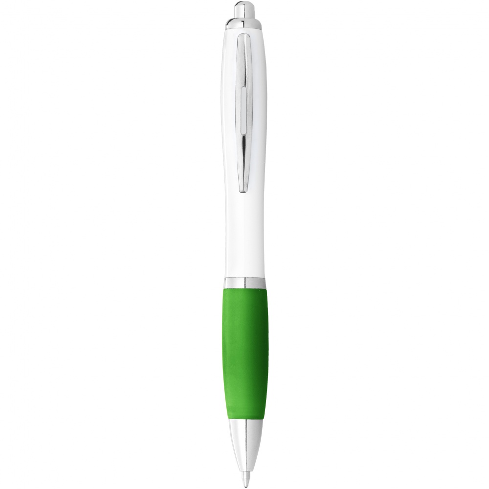 Logo trade corporate gifts picture of: Nash Ballpoint pen, green