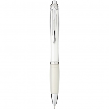 Logotrade promotional item image of: Nash ballpoint pen, white