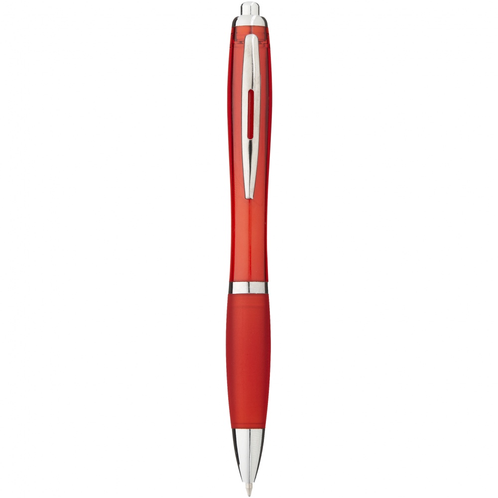 Logo trade corporate gift photo of: Nash ballpoint pen, red