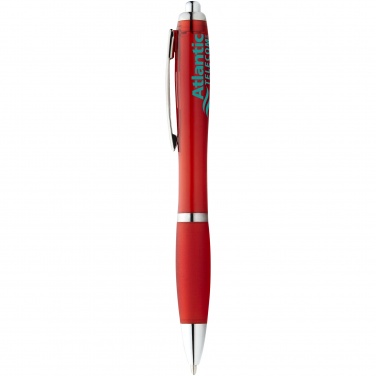 Logo trade promotional item photo of: Nash ballpoint pen, red