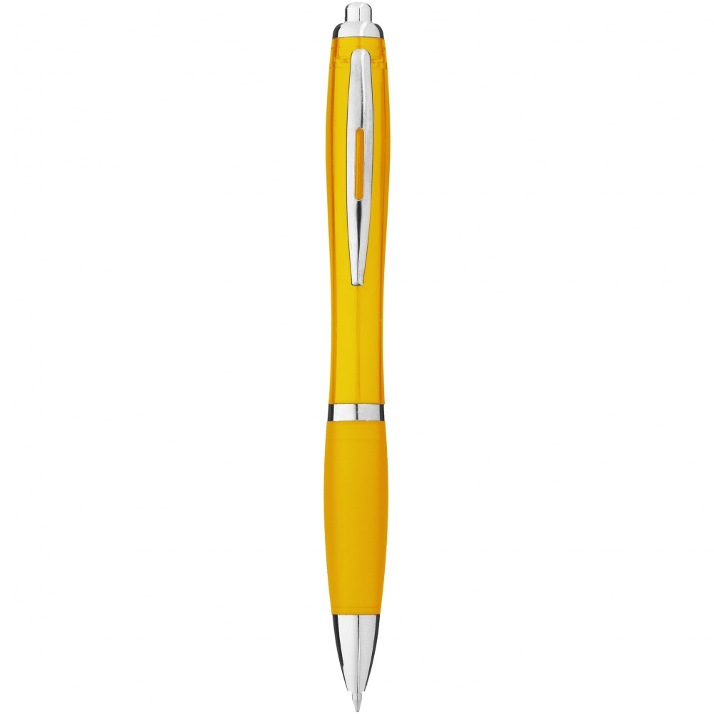 Logo trade promotional items picture of: Nash ballpoint pen, yellow