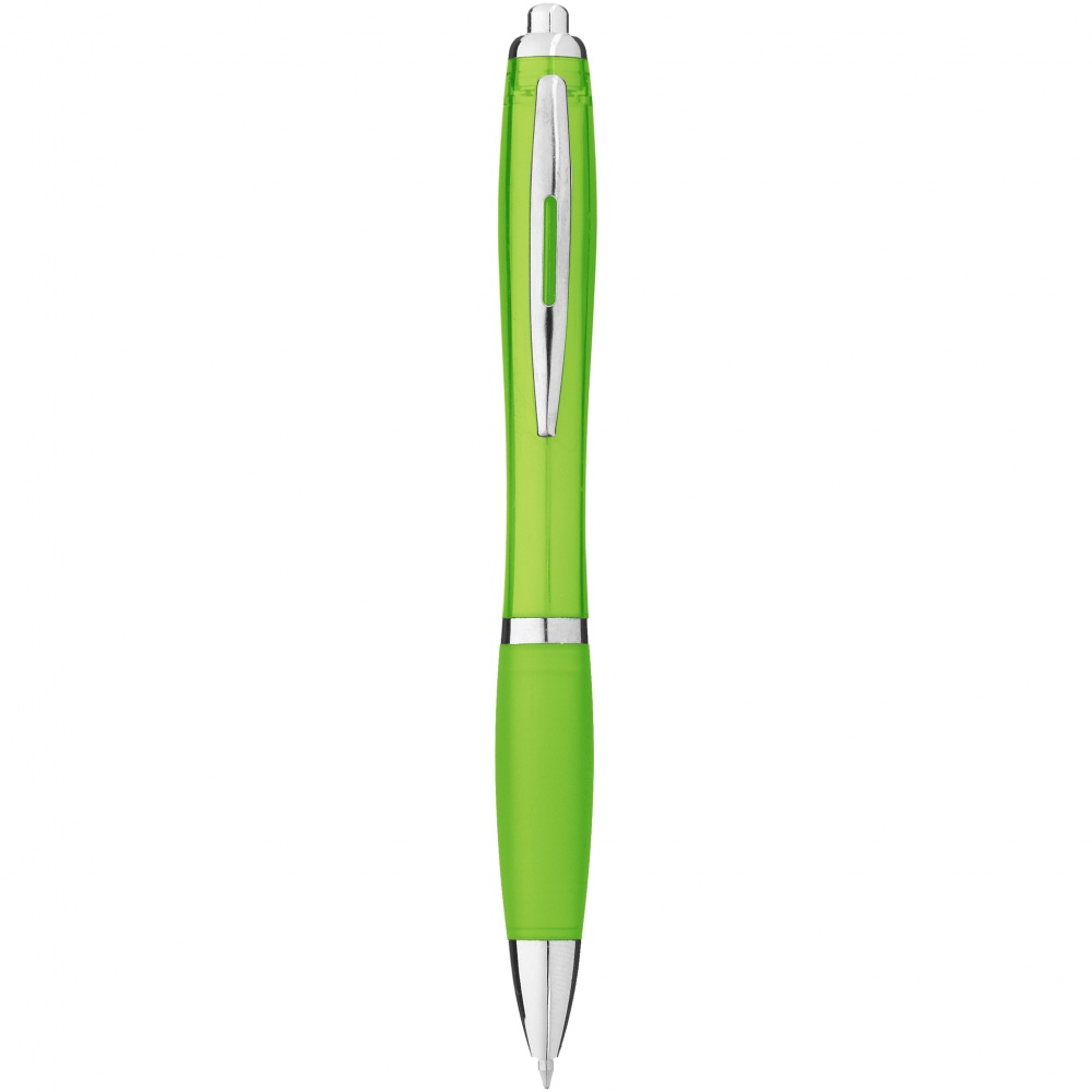 Logo trade corporate gifts picture of: Nash ballpoint pen, light green