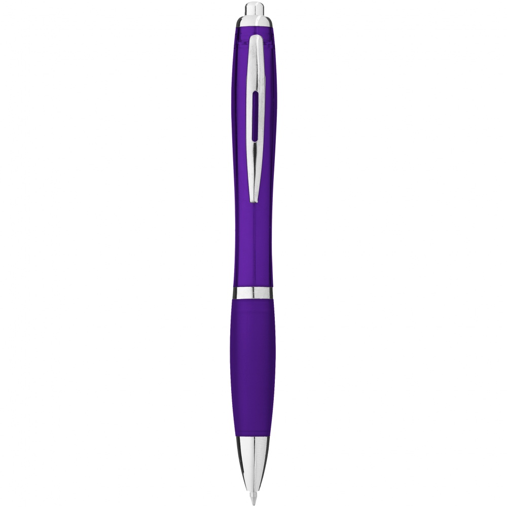 Logo trade promotional gifts picture of: Nash ballpoint pen, purple