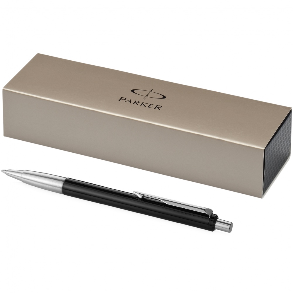 Logotrade promotional giveaway image of: Parker Vector ballpoint pen, black