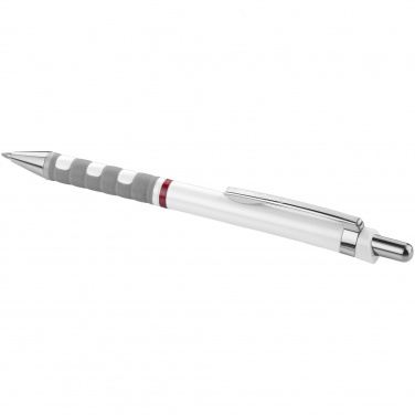 Logo trade promotional merchandise image of: Tikky ballpoint pen, white