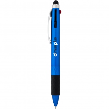 Logotrade promotional giveaways photo of: Burnie multi-ink stylus ballpoint pen, blue