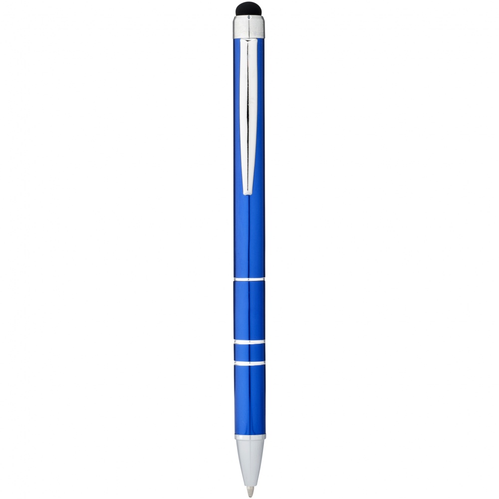 Logotrade business gift image of: Charleston stylus ballpoint pen, blue