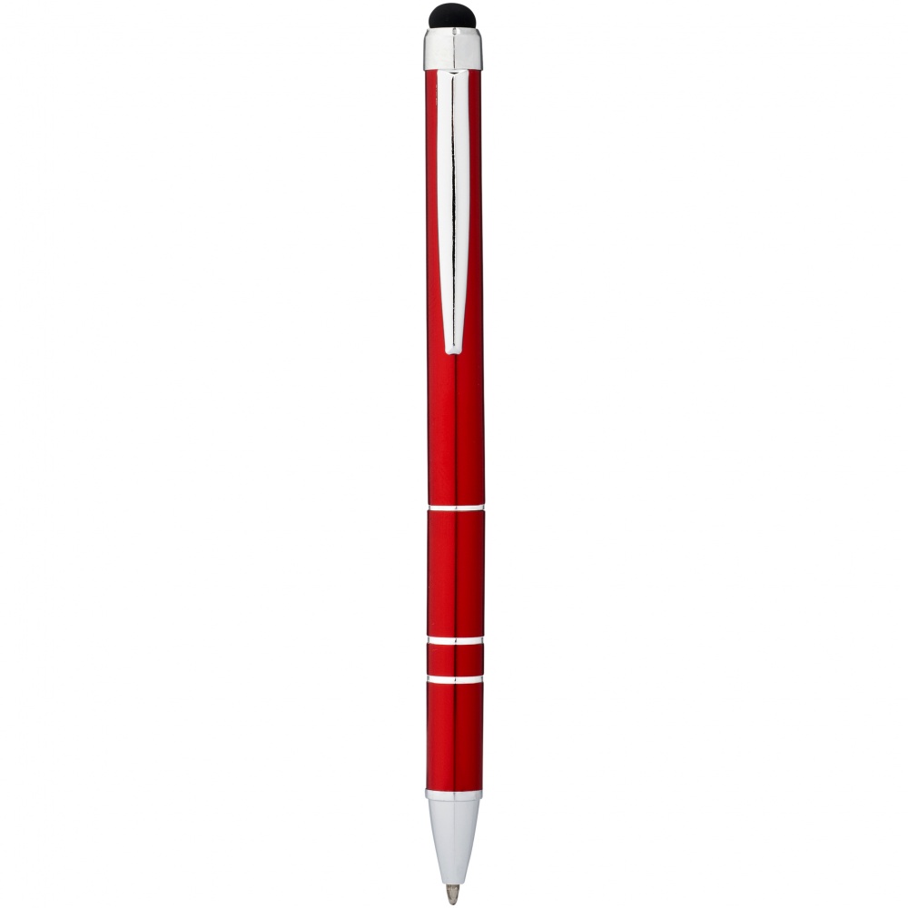 Logo trade promotional gifts picture of: Charleston stylus ballpoint pen, red