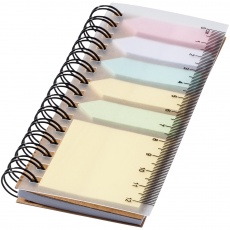 Spiral sticky note book