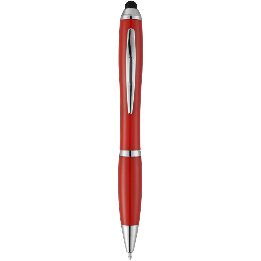 Logotrade business gifts photo of: Nash stylus ballpoint pen, red