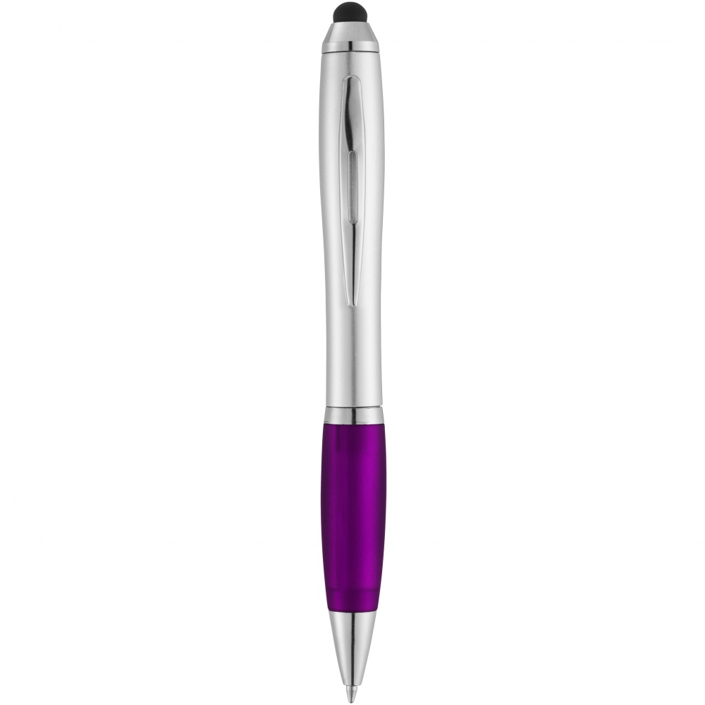 Logotrade promotional merchandise photo of: Nash stylus ballpoint pen, purple