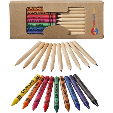 Logotrade promotional product image of: Pencil and Crayon set