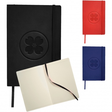 Logo trade corporate gifts picture of: Classic Soft Cover Notebook, black