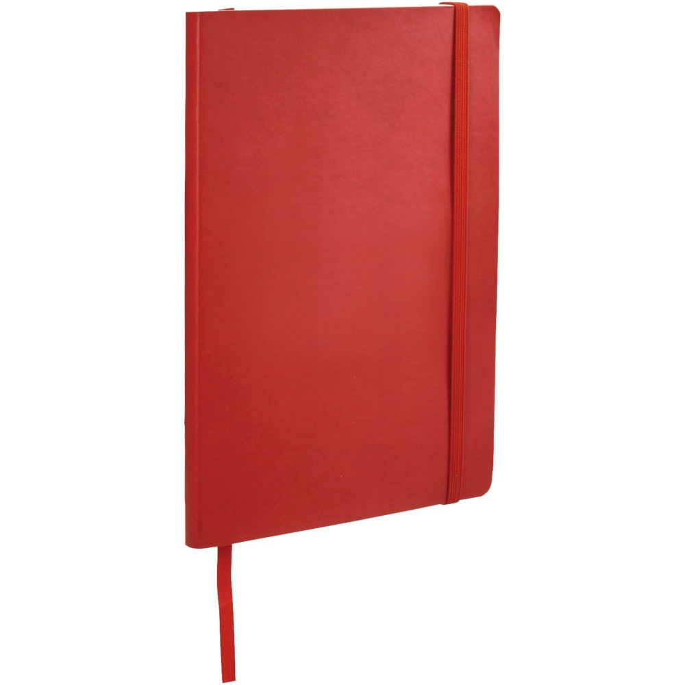 Logo trade promotional products image of: Classic Soft Cover Notebook, red