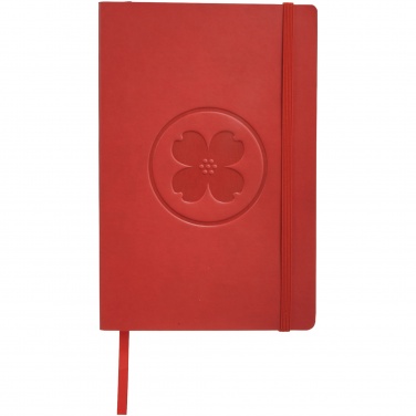 Logo trade promotional items image of: Classic Soft Cover Notebook, red