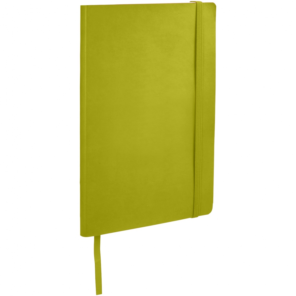 Logo trade promotional merchandise image of: Classic Soft Cover Notebook, light green