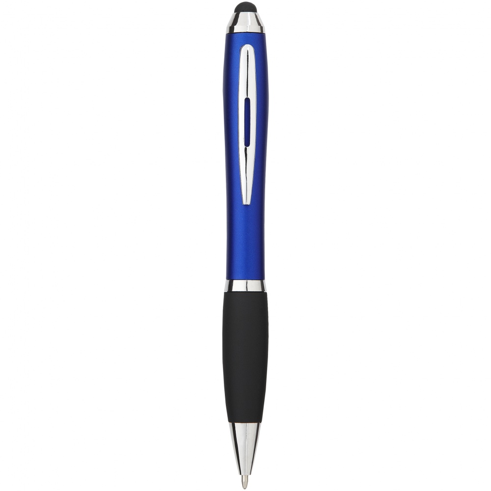 Logo trade advertising product photo of: Nash Stylus Ballpoint Pen, blue