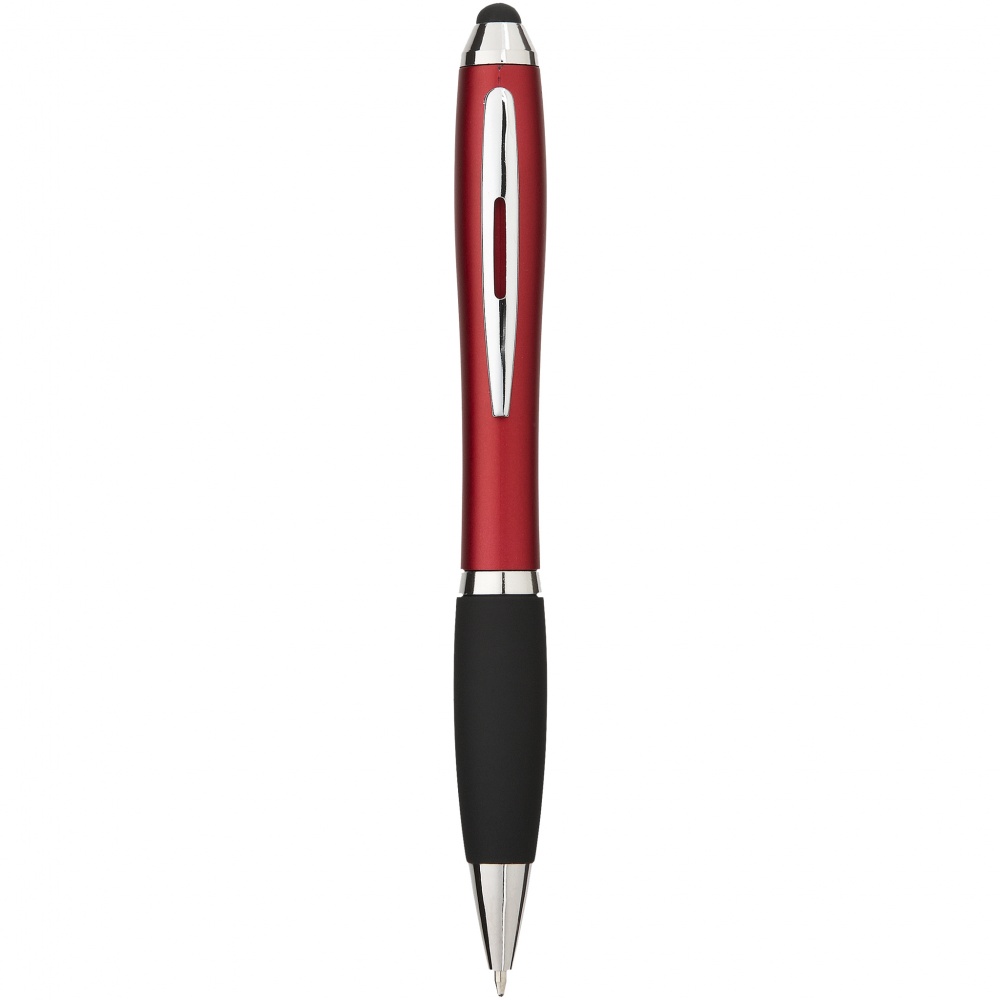 Logotrade corporate gift image of: Nash Stylus Ballpoint Pen, red