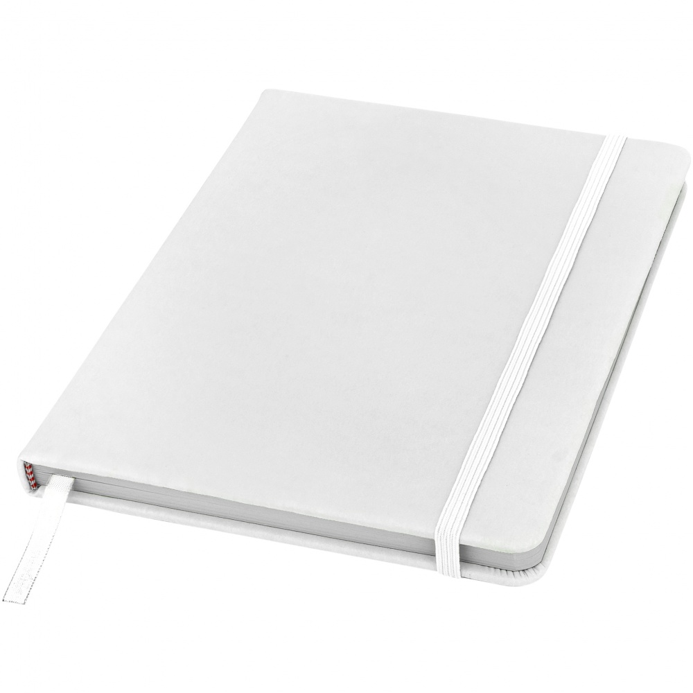 Logo trade promotional merchandise photo of: Spectrum A5 Notebook, white